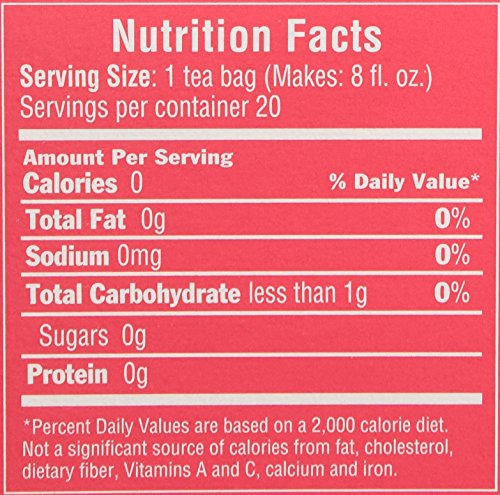 Triple Leaf Tea Black Tea Bags, Rose, 20 Count