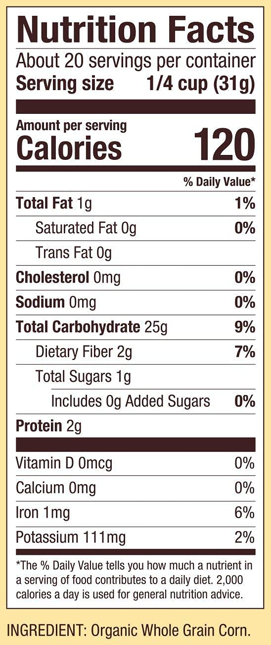 Bob'S Red Mill Organic Corn Flour, 22 Ounce (Pack Of 3)