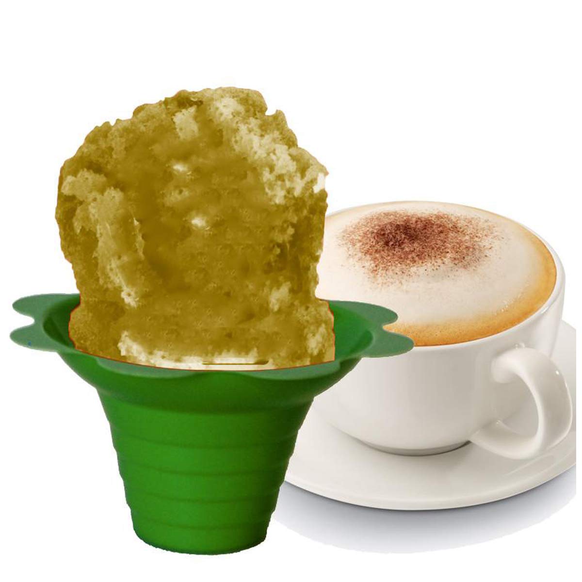 Hypothermias Cappuccino Ready To Use Gallon (128 Fl. Oz) Hawaiian Snow Cone Flavors Syrup - Shaved Ice, 100% Pure Cane Sugar