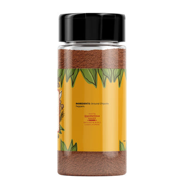 Unpretentious Southwest Ground Chipotle Chile (1 Cup), Tex-Mex, Use For Dry Rubs & Marinades, Rich Full Flavor