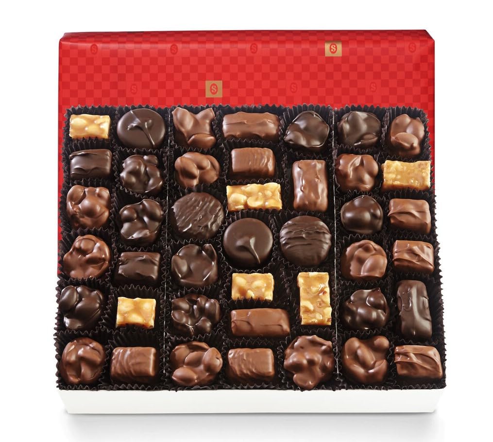 Sees Candies Nuts & Chews (3 Pound (Pack Of 1), Red Gift Wrap)