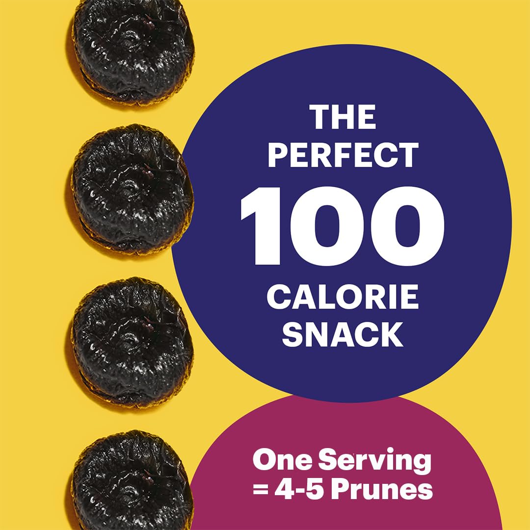 Sunsweet Amazin' Pitted Prunes - Dried Prunes Pitted Unsweetened - Gluten Free, Vegan, Low Fat - Fiber & Minerals - 2Lb Resealable Bag X 3 Pack