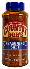 Country Bob's Original Seasoning Salt - Salty n Peppery Blend with Garlic-y Goodness and Paprika Punch - Ideal for Soups, Stews,