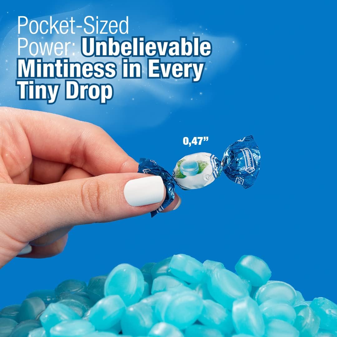 Colombina Delicate Mint Drops, Individually Wrapped Breath Saver Mini Mints, 2.2Lbs (Pack Of 1)