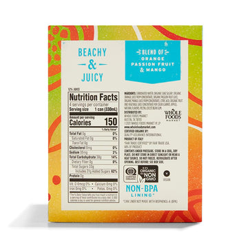 Whole Foods Market Organic Tropical Blend Italian Soda, 11.2 fl oz (Pack of 4)