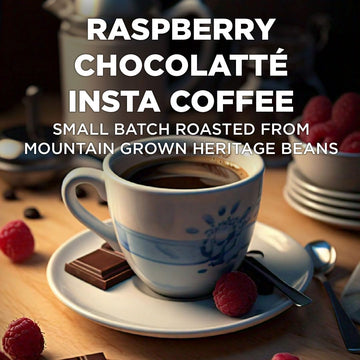 Maud'S Raspberry Chocolate Instant Coffee Packets Single Serve, 26 Ct | Raspberry Choco Latte Flavored Coffee | 100% Arabica Cof