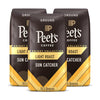 Peet s Coffee, Light Roast Ground Coffee - Sun Catcher Blend 31.5 Ounces (3 Bags of 10.5 Ounces)