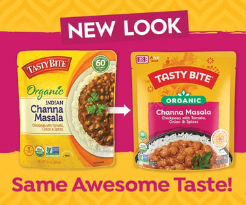 Tasty Bite Organic Channa Masala, 10 oz (Pack of 6) – Ready to Eat, Vegan & Gluten Free Microwavable Entree