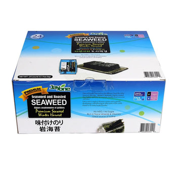 Jayone Seaweed, Roasted And Lightly Salted, 0.17 Ounce (Pack Of 24),Nutty Flavor