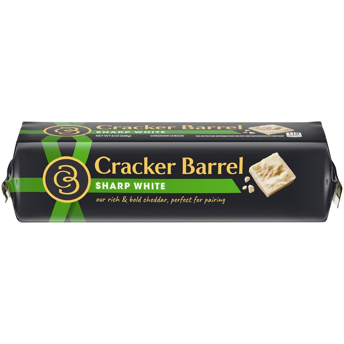 Cracker Barrel Sharp White Cheddar Cheese Chunk 8 oz Pack of 3