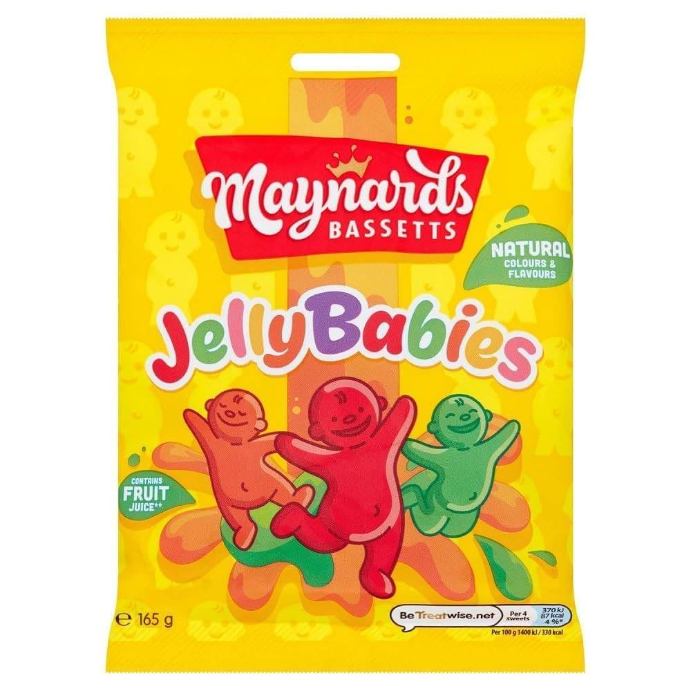 Bassetts Jelly Babies 165G (Pack Of 4)