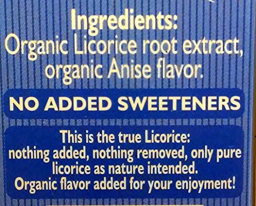 Zagarese 100% Organic Licorice With Flip Top Box Anise, 0.88 Ounce