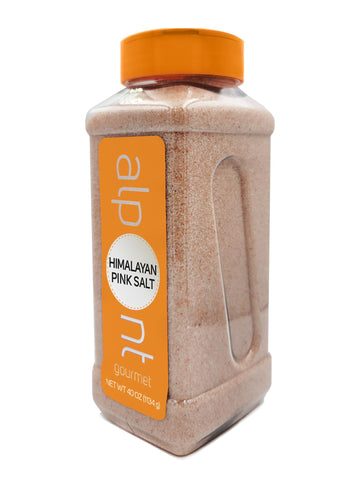 Alpont Gourmet Himalayan Pink Salt Fine Grain 40Oz (1134G), All Natural, Non-Gmo, Packed To Keep It Fresh, Premium Quality