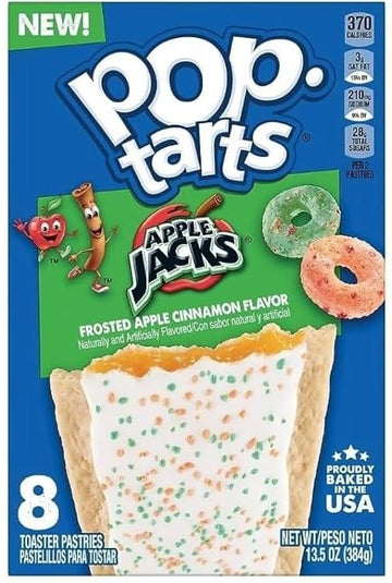 Pop Tarts Frosted Toaster Pastry Variety, Apple Cinnamon, Cherry, Raspberry, Strawberry, And Blueberry, 13.5 Ounce (Pack Of 5) -