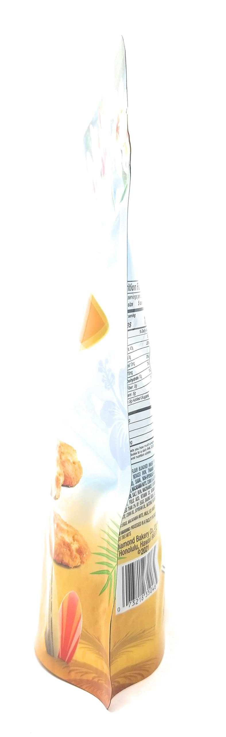 Diamond Bakery Hawaiian Cookies Cornflake With Macadamia Nuts 4.5 Oz (127G) Resealable Pouch