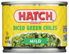 Hatch Mild Diced Green Chilis 4 Ounce (Pack Of 12)