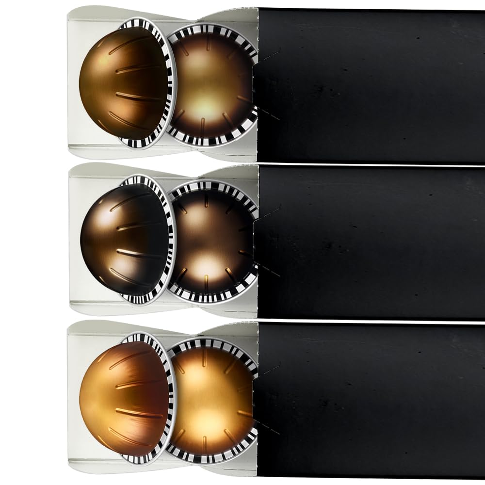 Best Double Espresso Coffee Pods Brews 2.7 Ounce (30 Pods Chiaro+Scuro+Dolce)