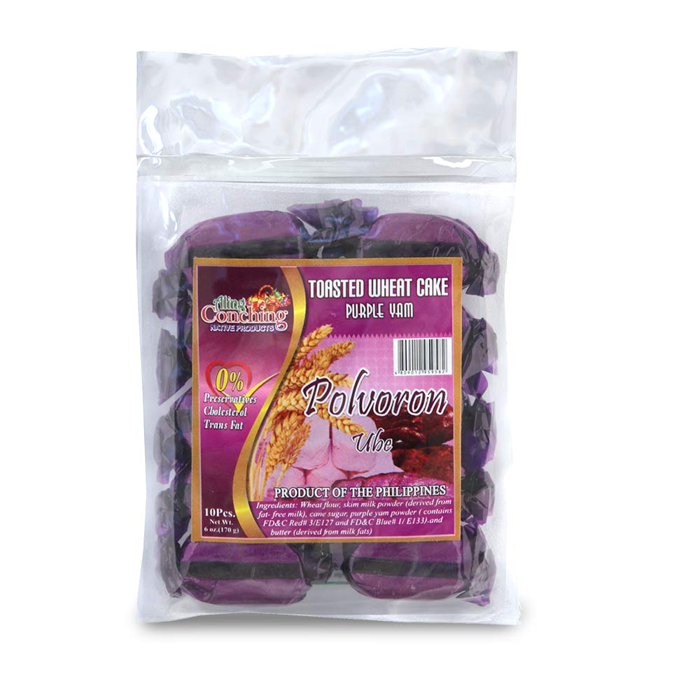 Aling Conching Polvoron (Ube, 3 Pack Of 170G)