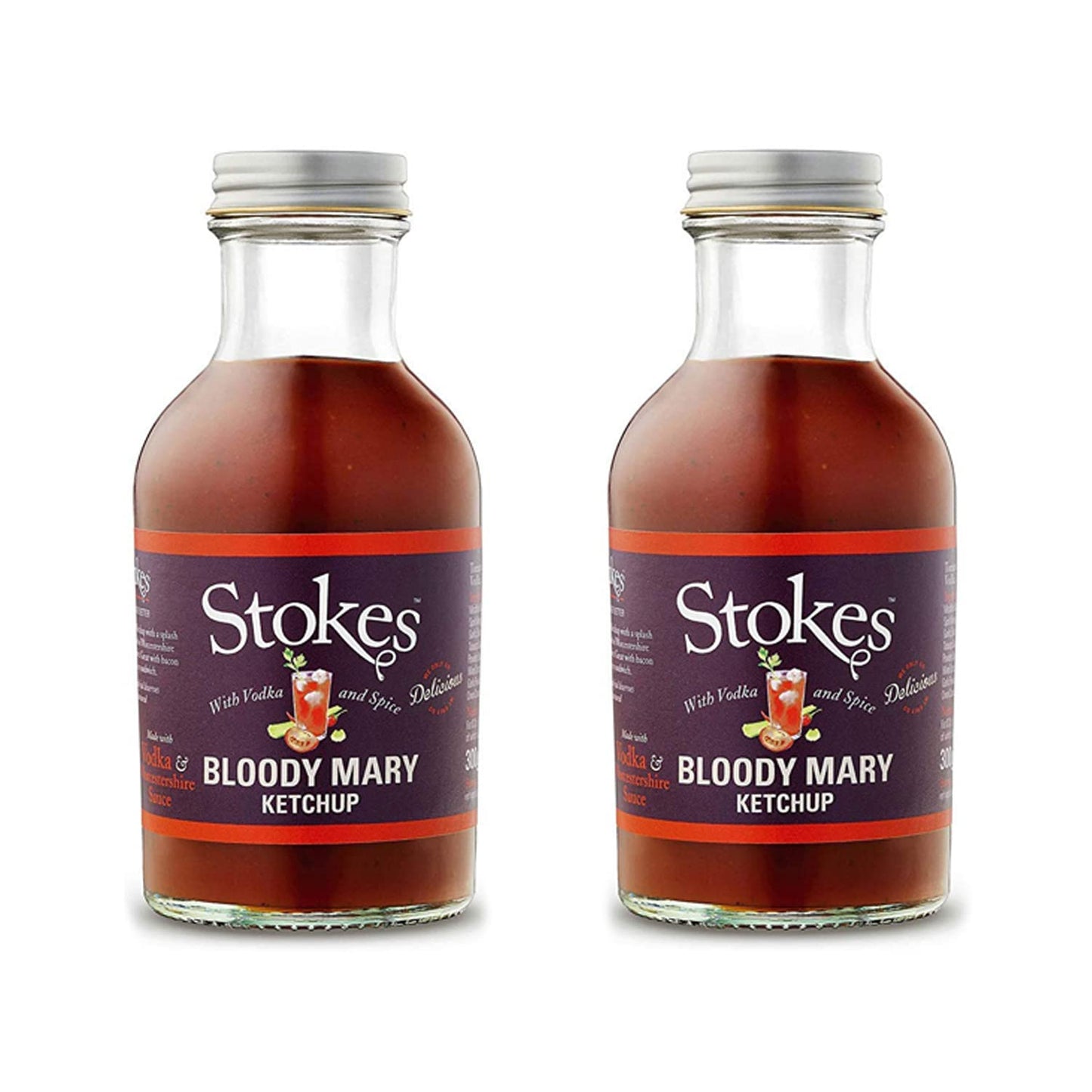 Stokes Bloody Mary Ketchup With Chase Flavor Blend (300G) - Pack Of 2