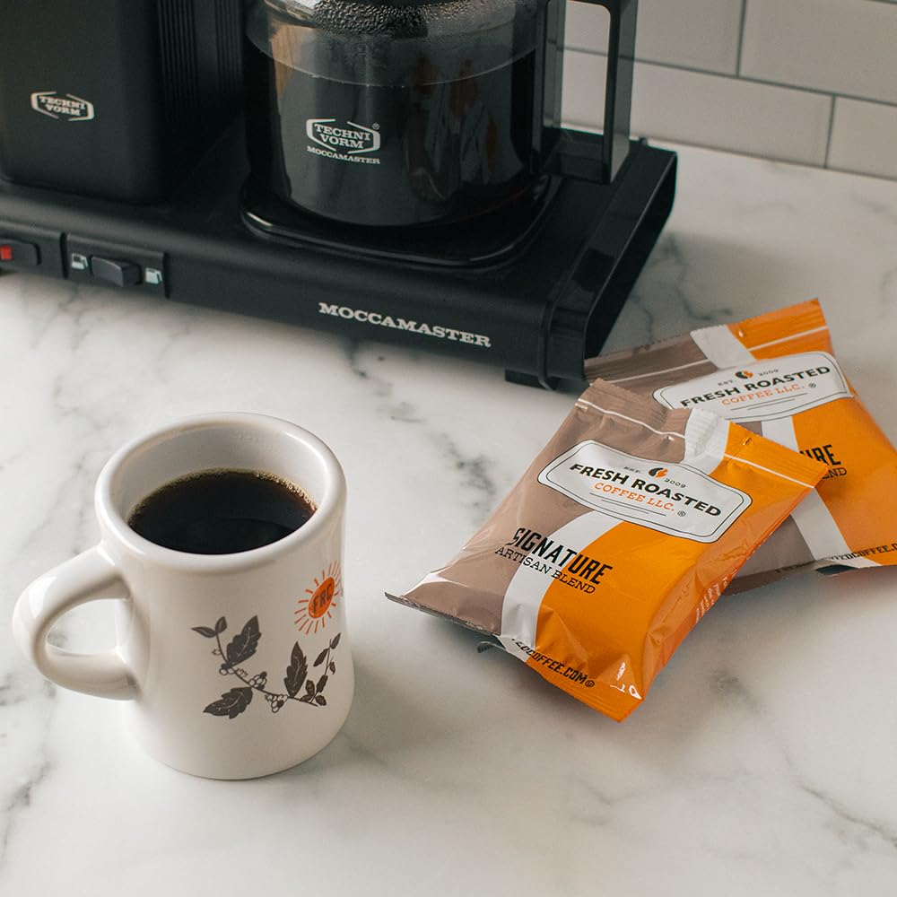 Fresh Roasted Coffee, Decaf Colombian, Kosher, Pre-Ground Fractional Packs, 1.75 Ounce, 42 Count