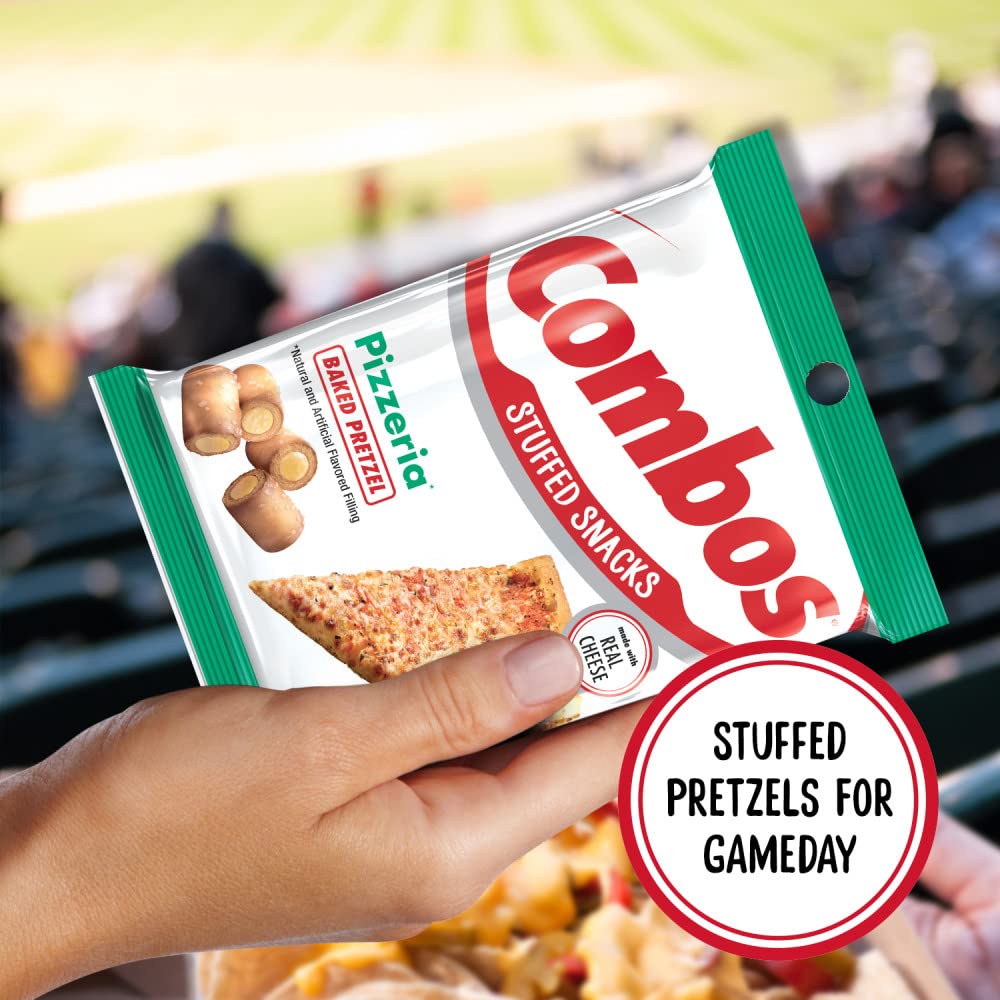 Combos Pizzeria Pretzel Baked Snacks 6.3-Ounce Bag (Pack Of 12)