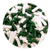 Ncs Green And White Edible Jimmies Sprinkles, 8 Ounces - Great For Cupcakes, Cookies, Cakes, Cakes Pops, Donuts