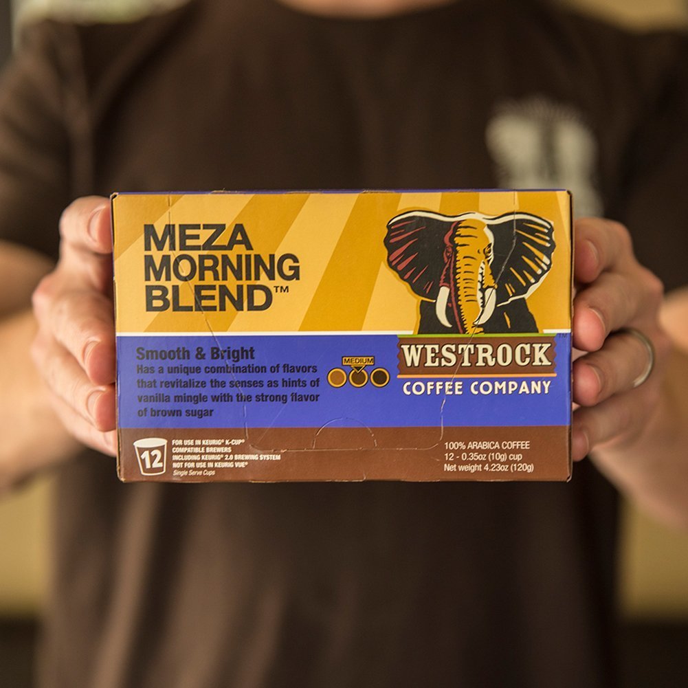 Westrock Coffee Company, Meza Morning Blend, Single Serve Coffee Cup, Medium Roast (12)