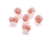 Global Sugar Art Rose Sugar Flowers, Pink Unwired, Very Small, 18 Count By Chef Alan Tetreault