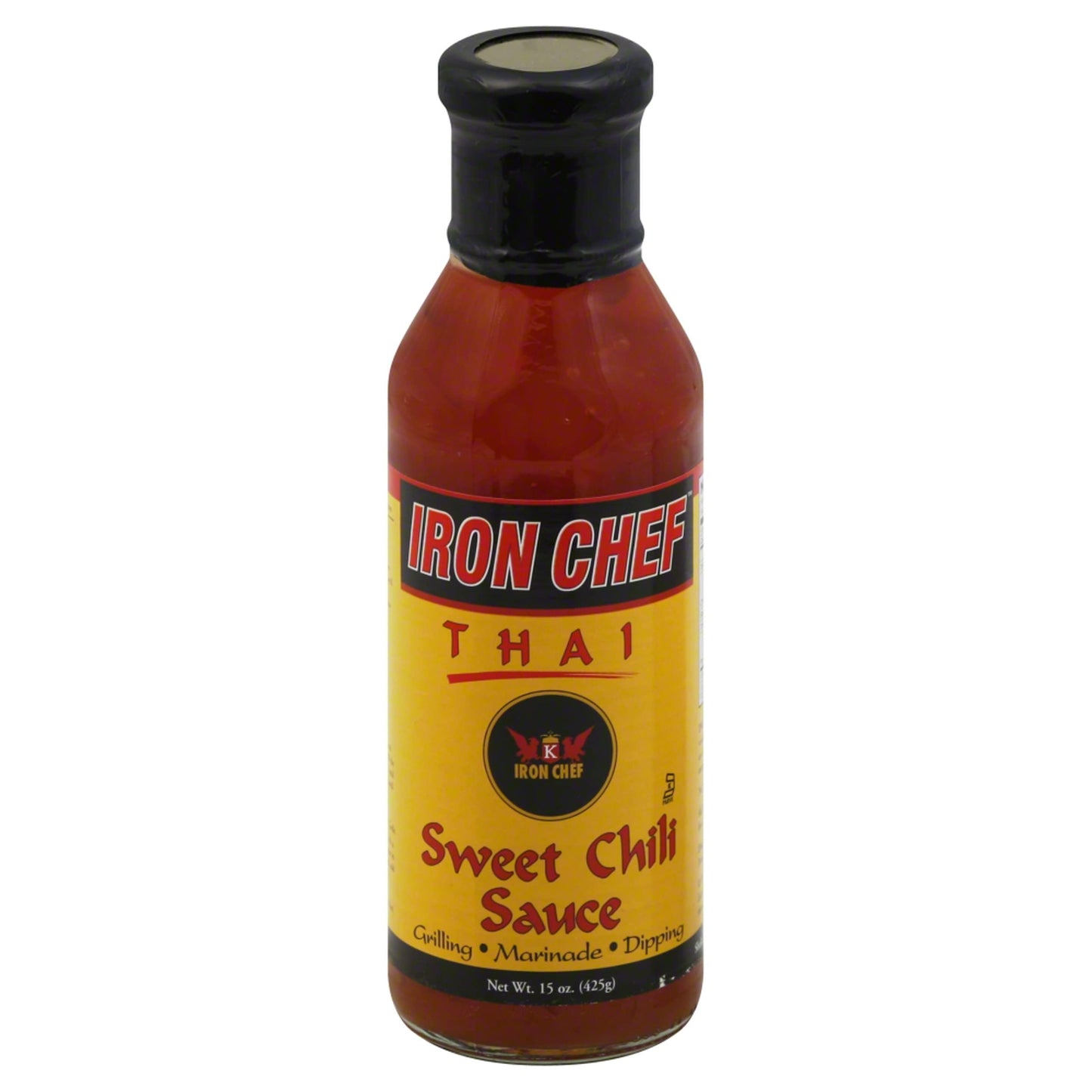 Iron Chef Thai Sweet Chili Sauce, No MSG, No Artificial Coloring Added, Wheat Free, Gluten Free, Peanut Free, 14.5 Ounce (Pack o