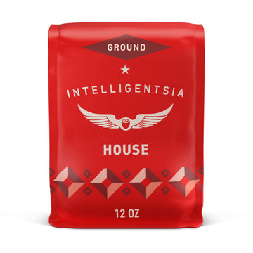 Intelligentsia Coffee, Light Roast Ground Coffee - House Blend 12 Ounce Bag