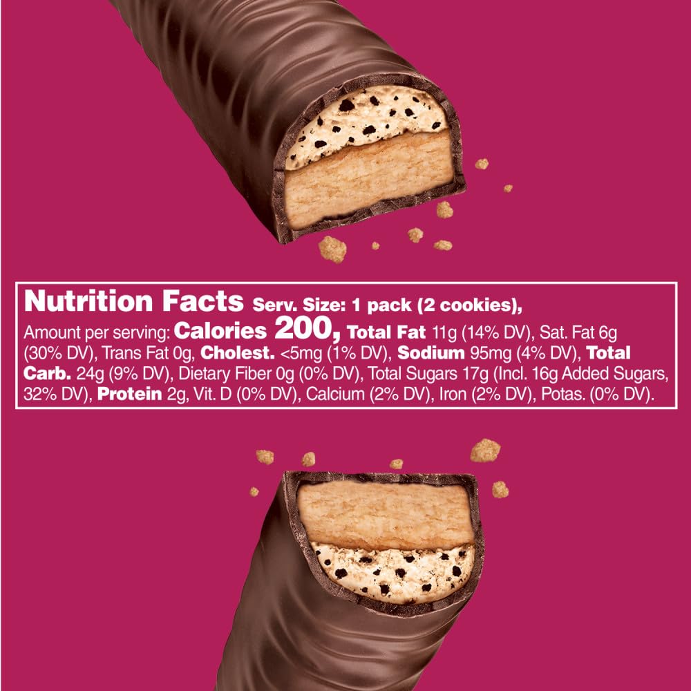 TWIX Cookie Dough Milk Chocolate Bars, 1.36 oz (Pack of 20)