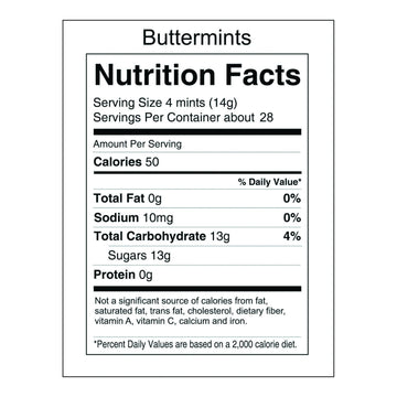 Classic Buttermint Candy (Bulk Set Of 104 Individually Wrapped Mints) Great For Parties, Weddings, Grand Events And Businesses,