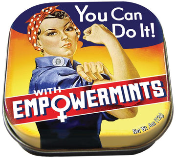 The Unemployed Philosophers Guild Rosie The Riveter Women'S Empowermints Breath Mints, 1 Tin, Net Wt .4Oz (12G)