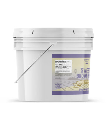 Unpretentious Sweet Brown Rice, 1 Gallon, Gluten-Free, Brown Glutinous Rice, Soft & Chewy
