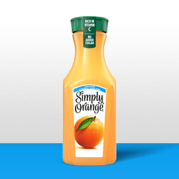 Simply Orange Juice with Calcium Bottle, 46 fl oz