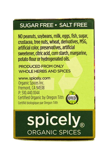 Spicely Organic Poppy Seeds 0.4 Ounce Certified Gluten-Free
