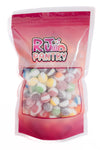 Freeze Dried Fruit Crunch Candy (Sour, 4 Oz) Treat Gift Bag Strawberry, Green Apple, Grape, Lemon, And Orange Sour Candy