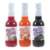 3-Pack Orange Cream, Tiger's Blood, Grape Syrup for Snow Cones, Homemade Sodas, Cocktails, Coffee, Baking and More - Time For Tr