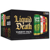 Liquid Death, Flavored Sparkling Water Variety Pack (Lime, Mango, Melon, And Cherry), 12-Pack (King Size 19.2Oz Cans), Flavored