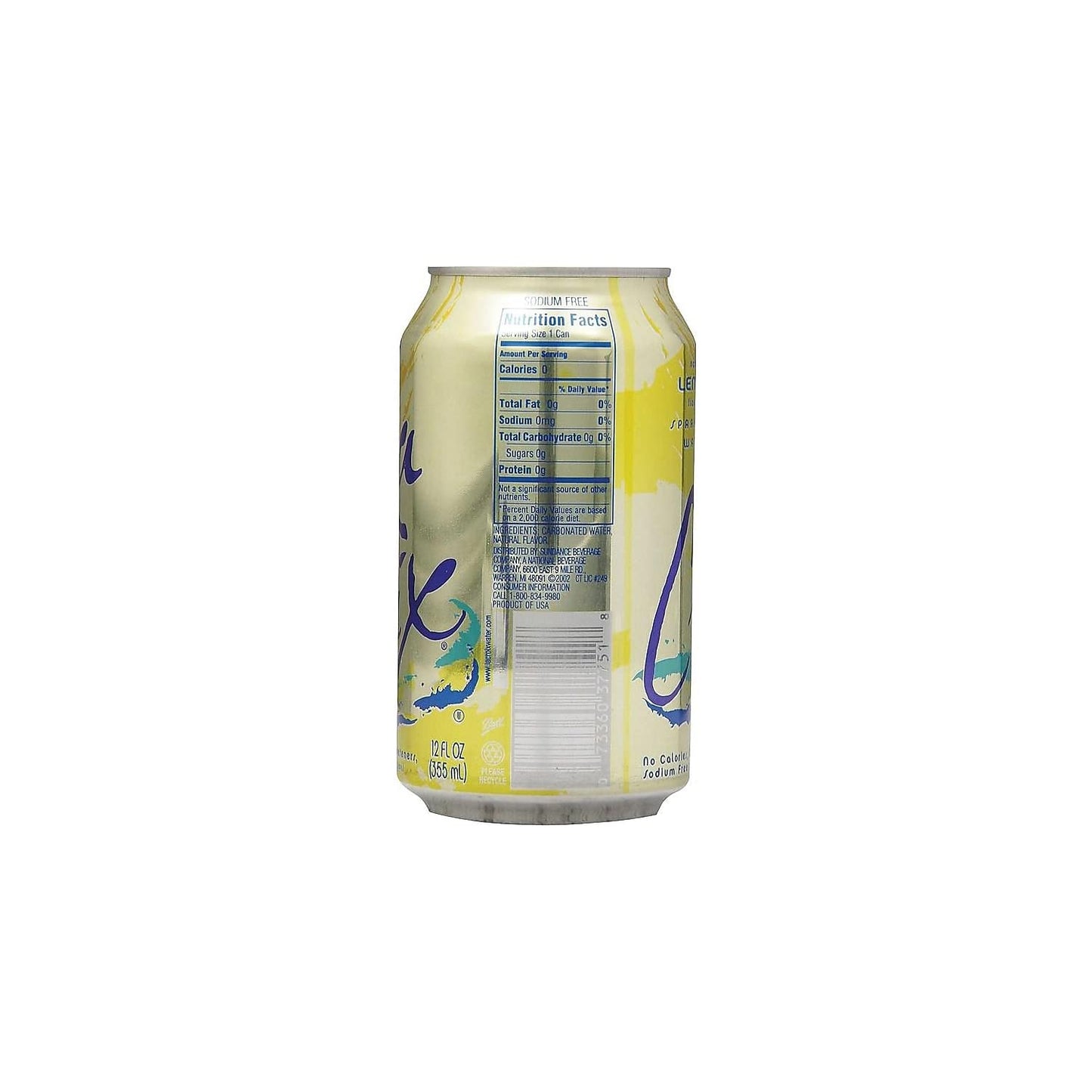 LaCroix Lemon Sparkling Water, 12 oz., 24/Carton (NAV40130)