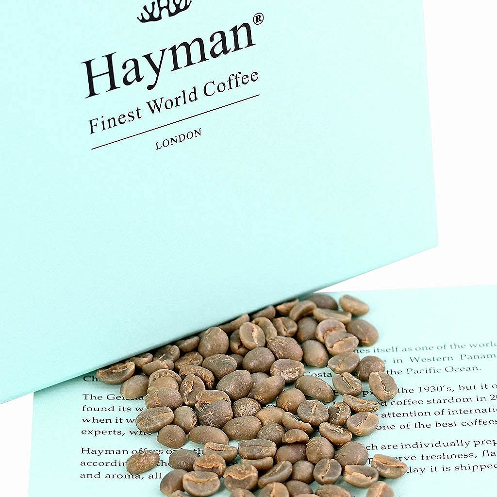 Hayman 100% Colombia Manos Juntas Green Coffee Beans, Unroasted, 12oz - Premium Coffee for Roasting with Coffee Roaster Machine