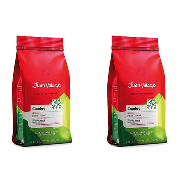 Juan Valdez Cumbre Ground Coffee, Dark Roast 12 Oz - Premium Colombian Coffee - Expert Blend Of Colombian Coffees With Intense Flavors And Dry Fruits Notes (Pack Of 2)