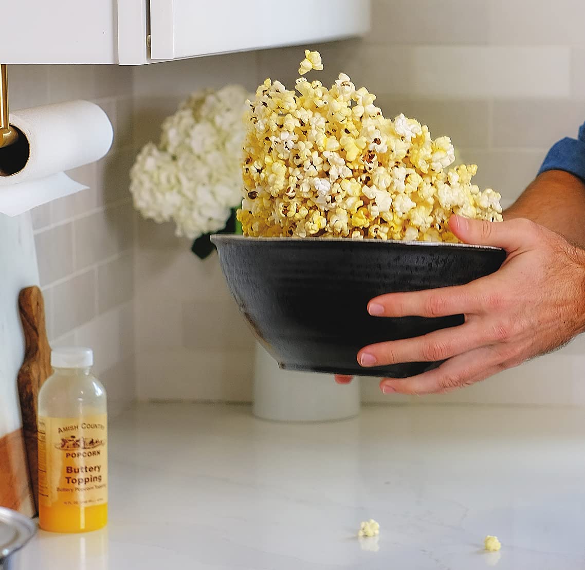 Amish Country Popcorn All-In-One Kernel Packs Hulless Popcorn Oil & Salt 10.75 oz Pack of 24