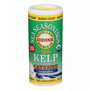 Kelp Granules Blend with Cayenne - Sea Seasonings Shaker - Organic