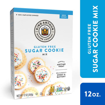 King Arthur Gluten-Free Sugar Cookie Mix, 12 Ounces, Non-GMO, Certified Kosher, Perfect for Baking Delights