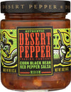 Desert Pepper Trading Co, Corn, Black Bean, Red Pepper Salsa, 16 Oz (Pack of 3)