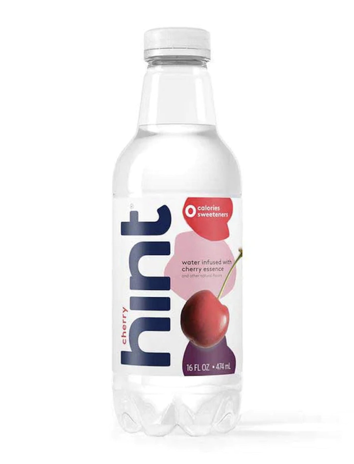 Hint Water Cherry Infused Water, 16 Fl Oz Bottle, Zero Sugar, Zero Calories, Model 23-GR2-KHFM00305100