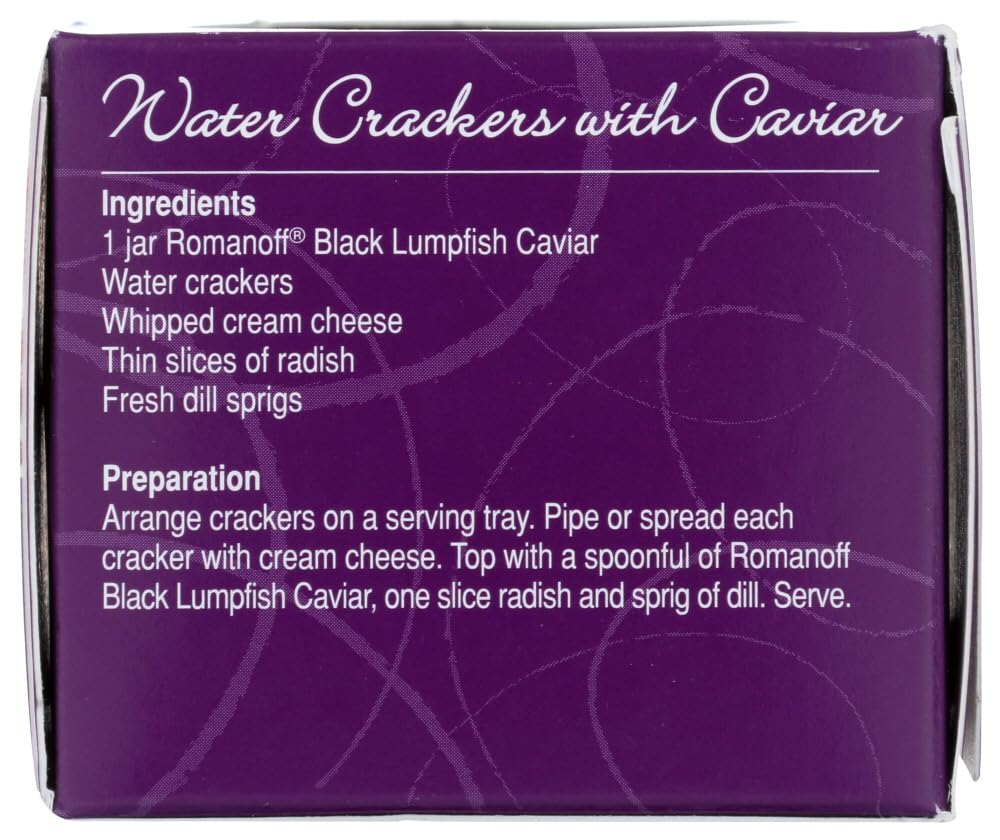 Romanoff Black Lumpfish caviar 2 ounce -- 12 per case12