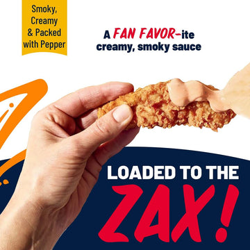 Zaxbys Zax Sauce - Special Dipping Sauce for Chicken, Burgers, French Fries, Wings, Sandwich, & More, Creamy & Smoky Aioli with