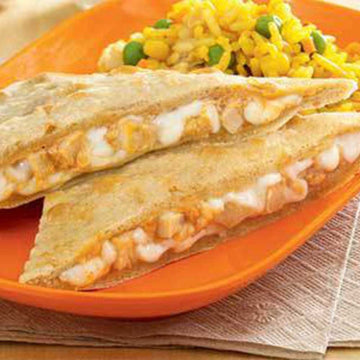 Coyote Grill Whole Grain Chicken and Cheese Quesadilla -- 96 per case.
